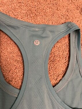 Lululemon Athletica Light Blue Racerback Tank Top 12